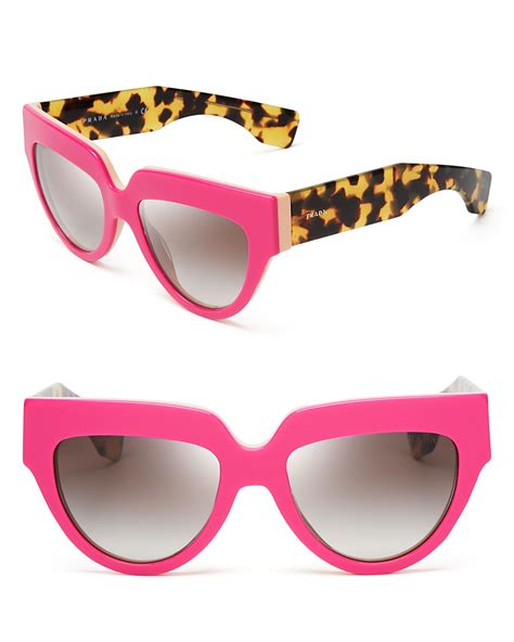 prada pink eye glasses|prada sunglasses women pink.